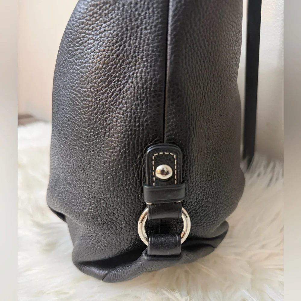 Coach Black Leather Shoulder Bag#F15064